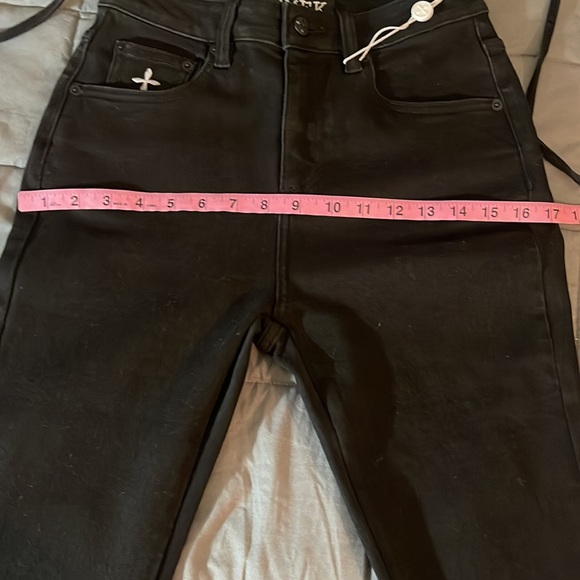 SMFK MERMAID SKINNY JEANS BLACK SIZE Medium flared leg - Picture 13 of 16